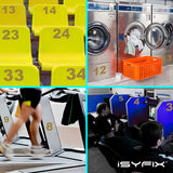 iSYFIX vinyl number stickers – Gold