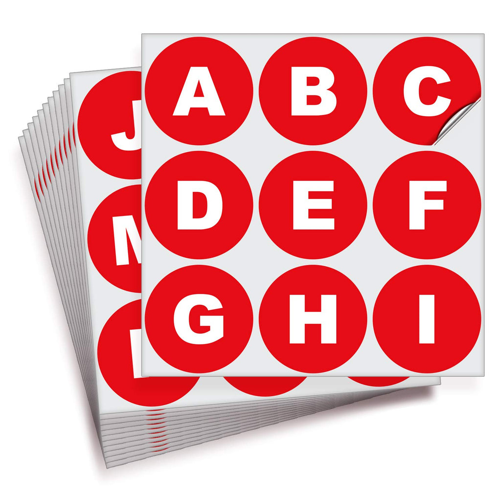Consecutive Letters Stickers - A to Z