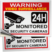 Video Surveillance Warning Sign – Aluminum, Vinyl & Plastic