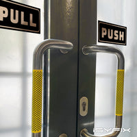 #Brushed Gold / Black Horizontal