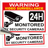Video Surveillance Warning Sign – Aluminum, Vinyl & Plastic
