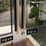 #Brushed Silver / Black Horizontal