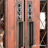 #Black / Brushed Silver Vertical