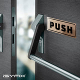 #Black / Brushed Gold Horizontal