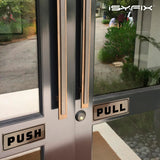 #Black / Brushed Gold Horizontal