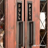 #Brushed Gold / Black Vertical
