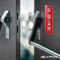 #Brushed Silver / Red Vertical