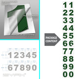 iSYFIX vinyl number stickers – Green