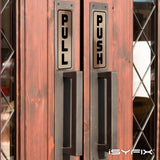 #Black / Brushed Gold Vertical