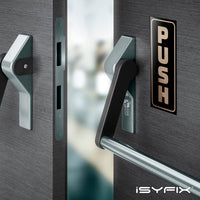 #Brushed Gold / Black Vertical