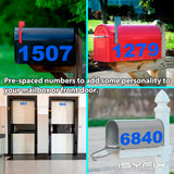 iSYFIX vinyl number stickers – Blue