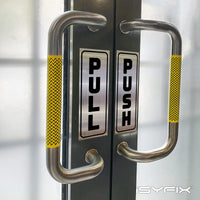 #Black / Brushed Silver Vertical