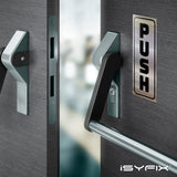 #Black / Brushed Silver Vertical