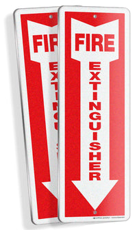 Fire extinguisher sign – detail view 3