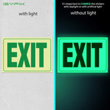 Exit Photoluminescent Signs Stickers