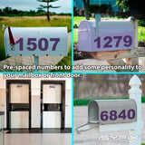 iSYFIX vinyl number stickers – Purple