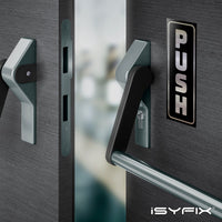 #Brushed Silver / Black Vertical