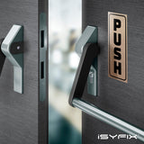#Black / Brushed Gold Vertical