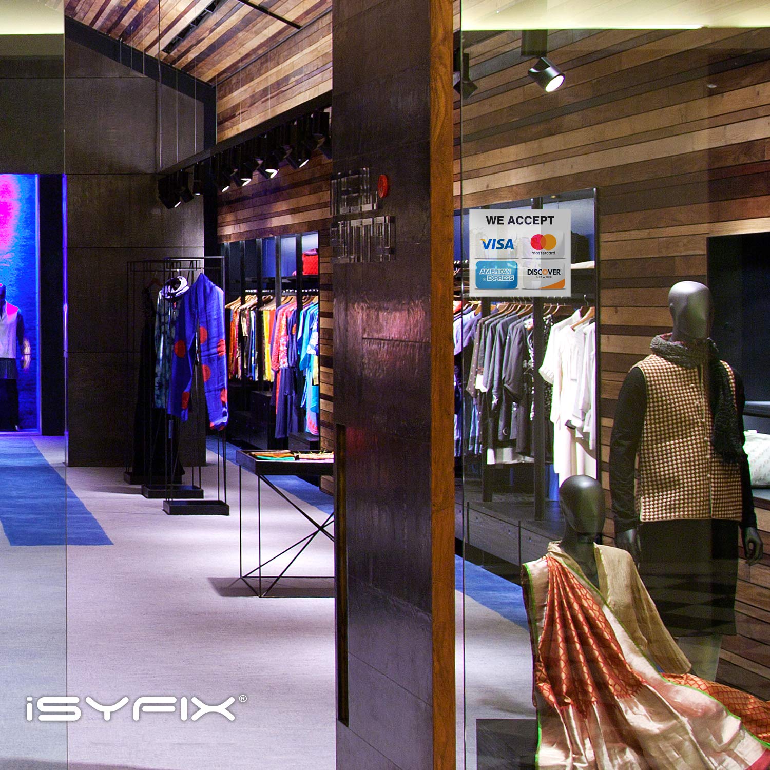 Credit Card Sticker Signs Stickers