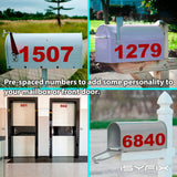 iSYFIX vinyl number stickers – Red