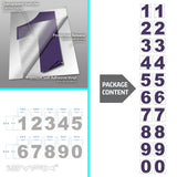 iSYFIX vinyl number stickers – Purple