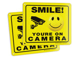 Smile You're on Camera Sign – Aluminum, Vinyl & Plastic