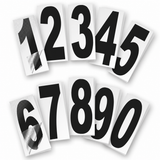 Vinyl Number Stickers Set — Adhesive 0–9 Address Numbers, 27 Colors