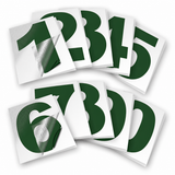 Vinyl Number Stickers Set — Adhesive 0–9 Address Numbers, 27 Colors