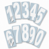 Vinyl Number Stickers Set — Adhesive 0–9 Address Numbers, 27 Colors