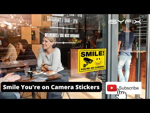 Smile You're On Camera Signs