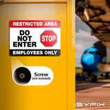 Restricted Area, Do Not Enter, Employees Only