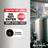 Restricted Area, Do Not Enter, Employees Only
