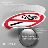 "No Smoking" Sign Sticker for House, Home & Business – 6 Pack 3x3 inch – Premium Self-Adhesive Vinyl, Laminated for Ultimate UV, Weather, Scratch, Water and Fade Resistance, Indoor & Outdoor